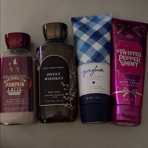 Bath & Body Works Body Wash Collection - Pink, Brown, Blue